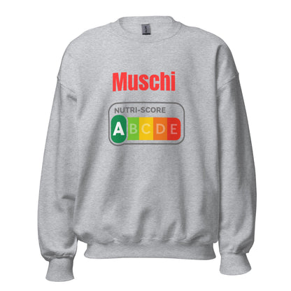 Muschi Nutriscore A - Lustiger Unisex - Sweatshirt