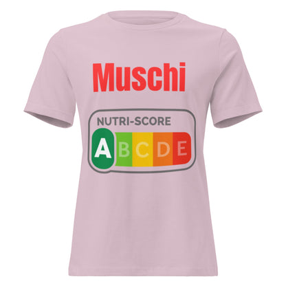 Muschi Nutriscore A - Lustiges Damen T-Shirt