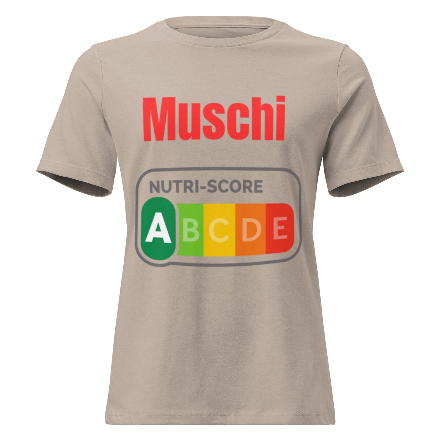 Muschi Nutriscore A - Lustiges Damen T-Shirt