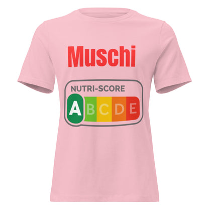 Muschi Nutriscore A - Lustiges Damen T-Shirt