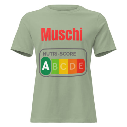 Muschi Nutriscore A - Lustiges Damen T-Shirt