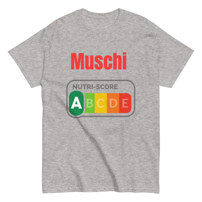 Muschi Nutriscore A - Lustiges Herren T-Shirt - SprücheKüche - Druckfrisch & frech