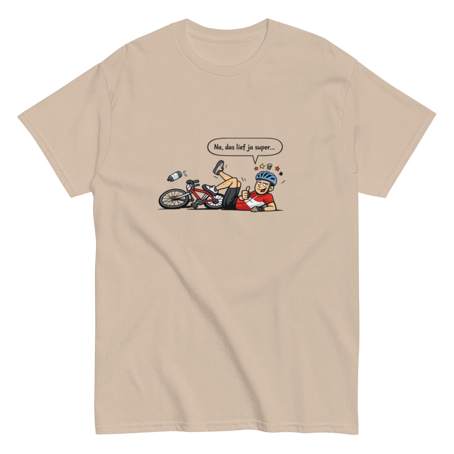 NA LIEF DOCH SUPER - Lustiges Fahrrad Herren T-Shirt - SprücheKüche - Druckfrisch & frech