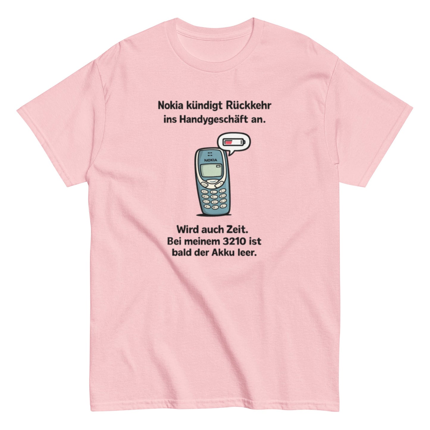 NOKIA RÜCKKEHR AKKU ALLE - Lustiges Herren T-Shirt - SprücheKüche - Druckfrisch & frech