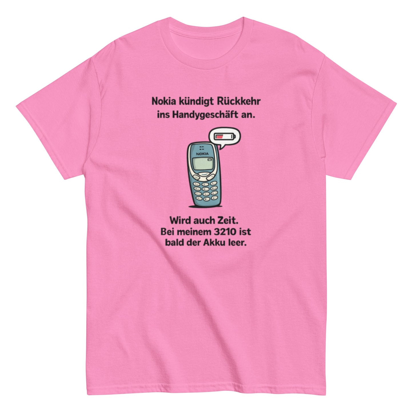 NOKIA RÜCKKEHR AKKU ALLE - Lustiges Herren T-Shirt - SprücheKüche - Druckfrisch & frech