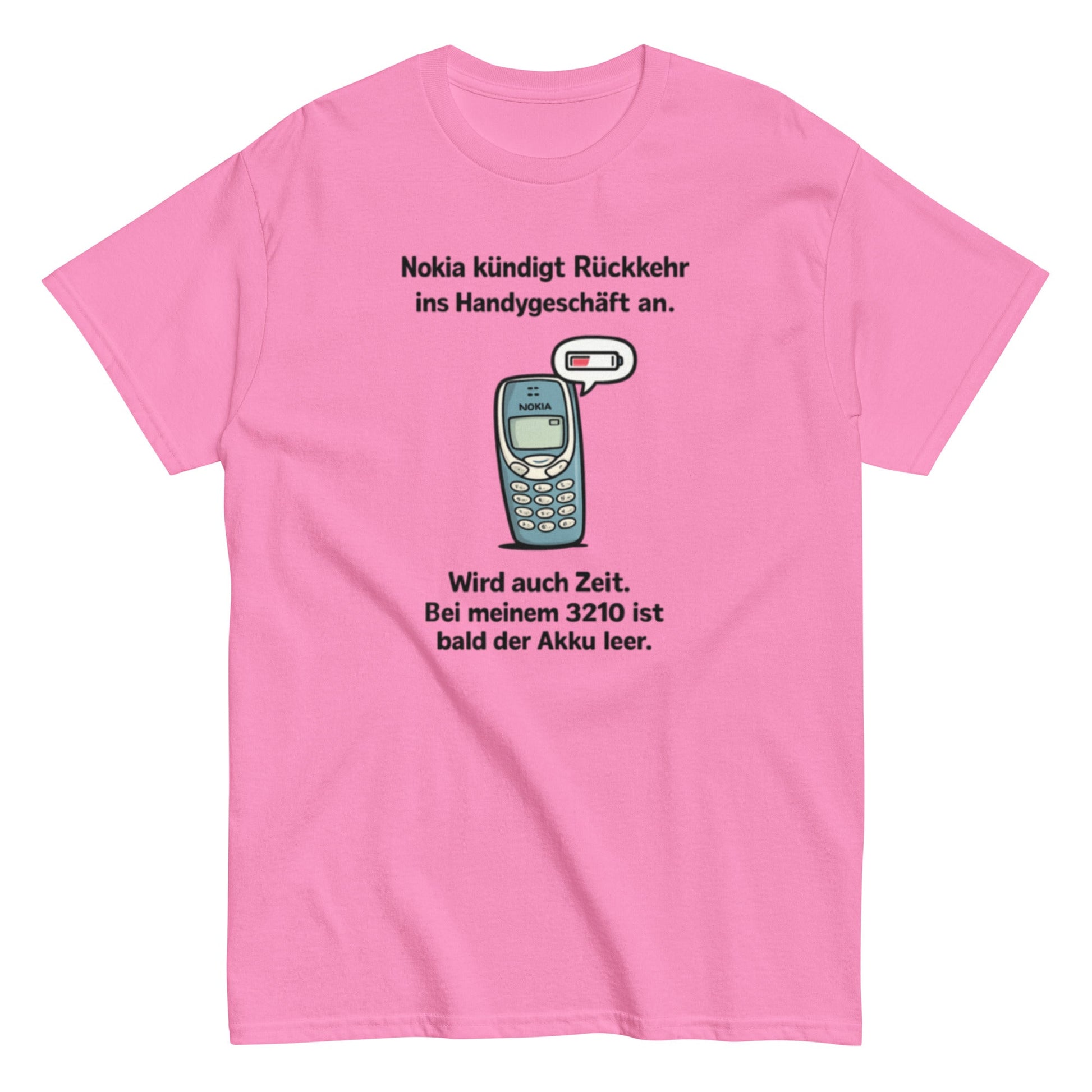 NOKIA RÜCKKEHR AKKU ALLE - Lustiges Herren T-Shirt - SprücheKüche - Druckfrisch & frech