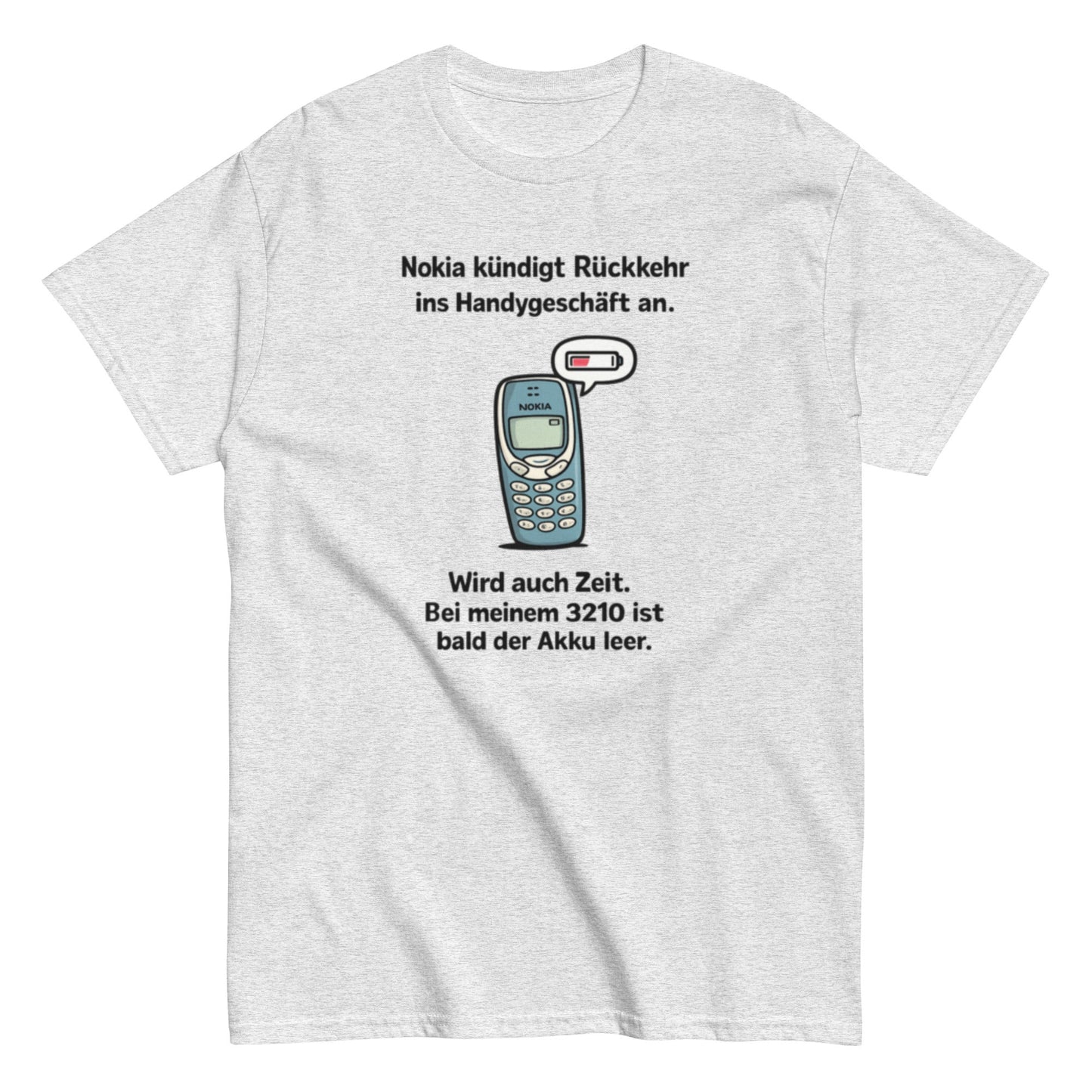 NOKIA RÜCKKEHR AKKU ALLE - Lustiges Herren T-Shirt - SprücheKüche - Druckfrisch & frech