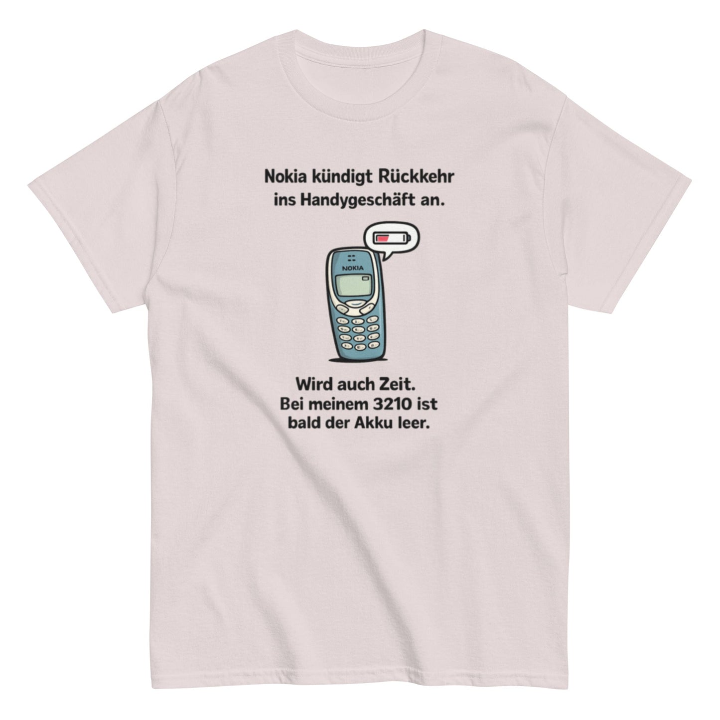 NOKIA RÜCKKEHR AKKU ALLE - Lustiges Herren T-Shirt - SprücheKüche - Druckfrisch & frech