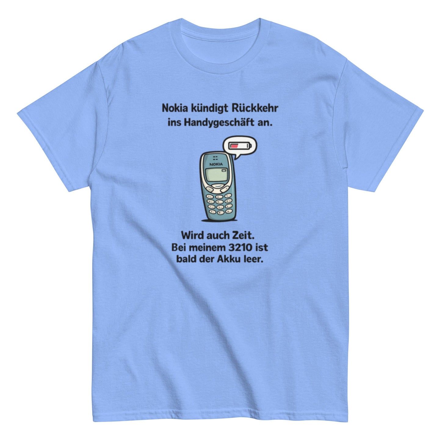 NOKIA RÜCKKEHR AKKU ALLE - Lustiges Herren T-Shirt - SprücheKüche - Druckfrisch & frech