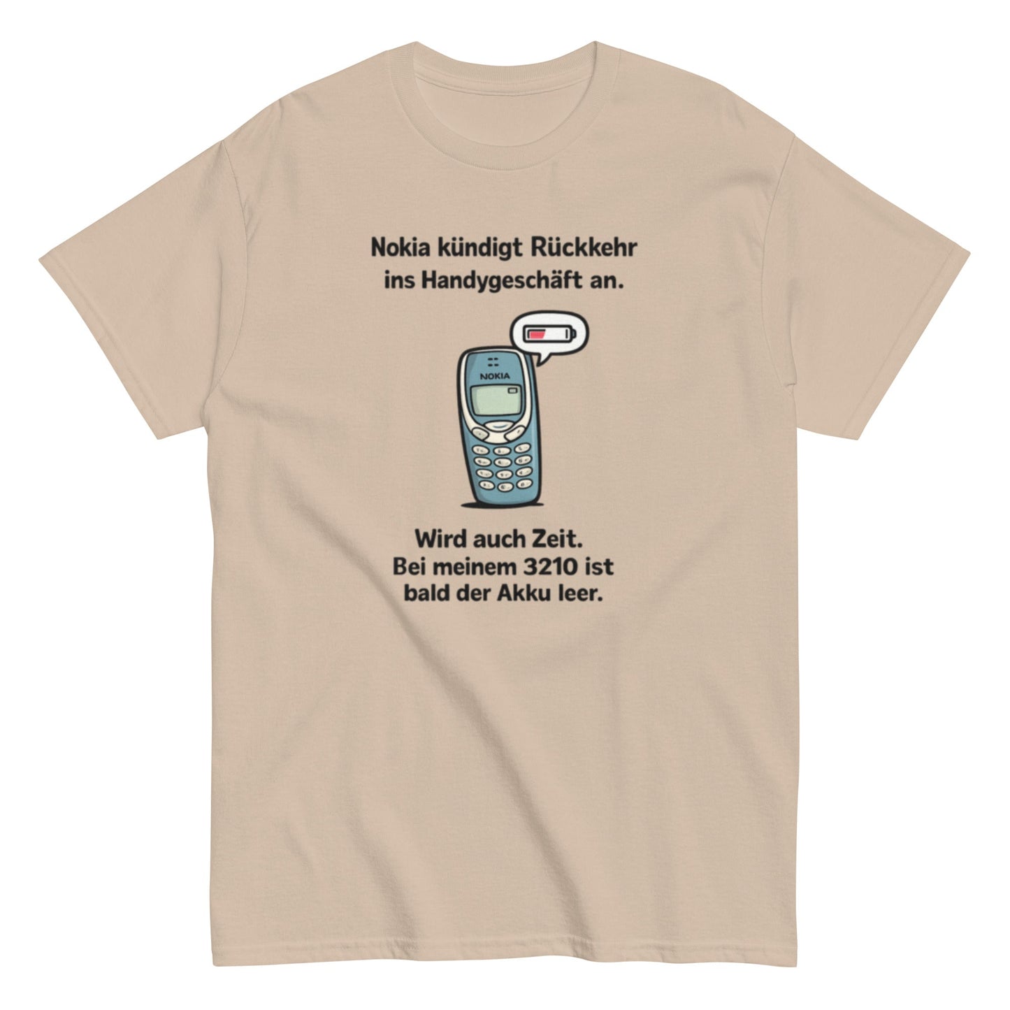 NOKIA RÜCKKEHR AKKU ALLE - Lustiges Herren T-Shirt - SprücheKüche - Druckfrisch & frech
