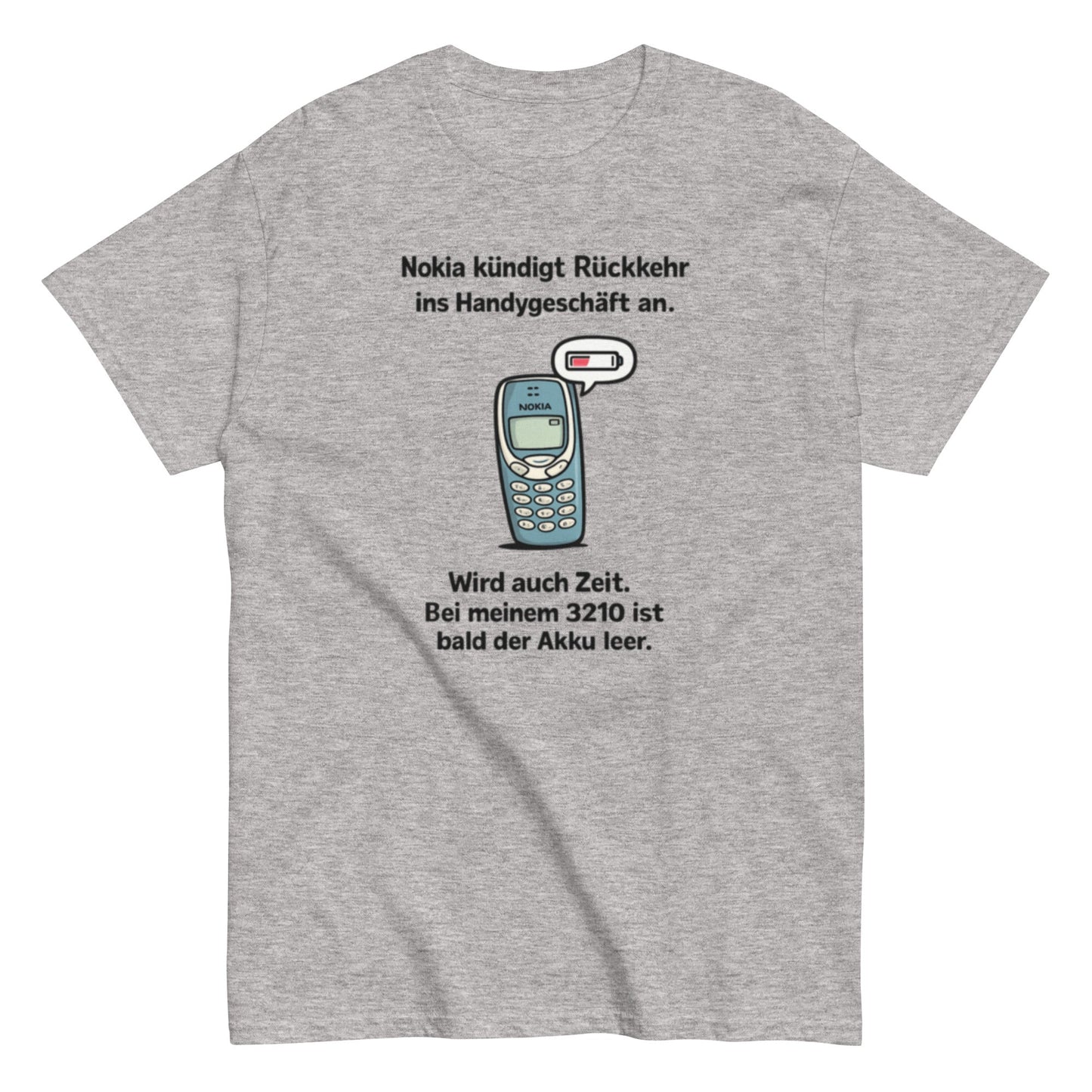NOKIA RÜCKKEHR AKKU ALLE - Lustiges Herren T-Shirt - SprücheKüche - Druckfrisch & frech