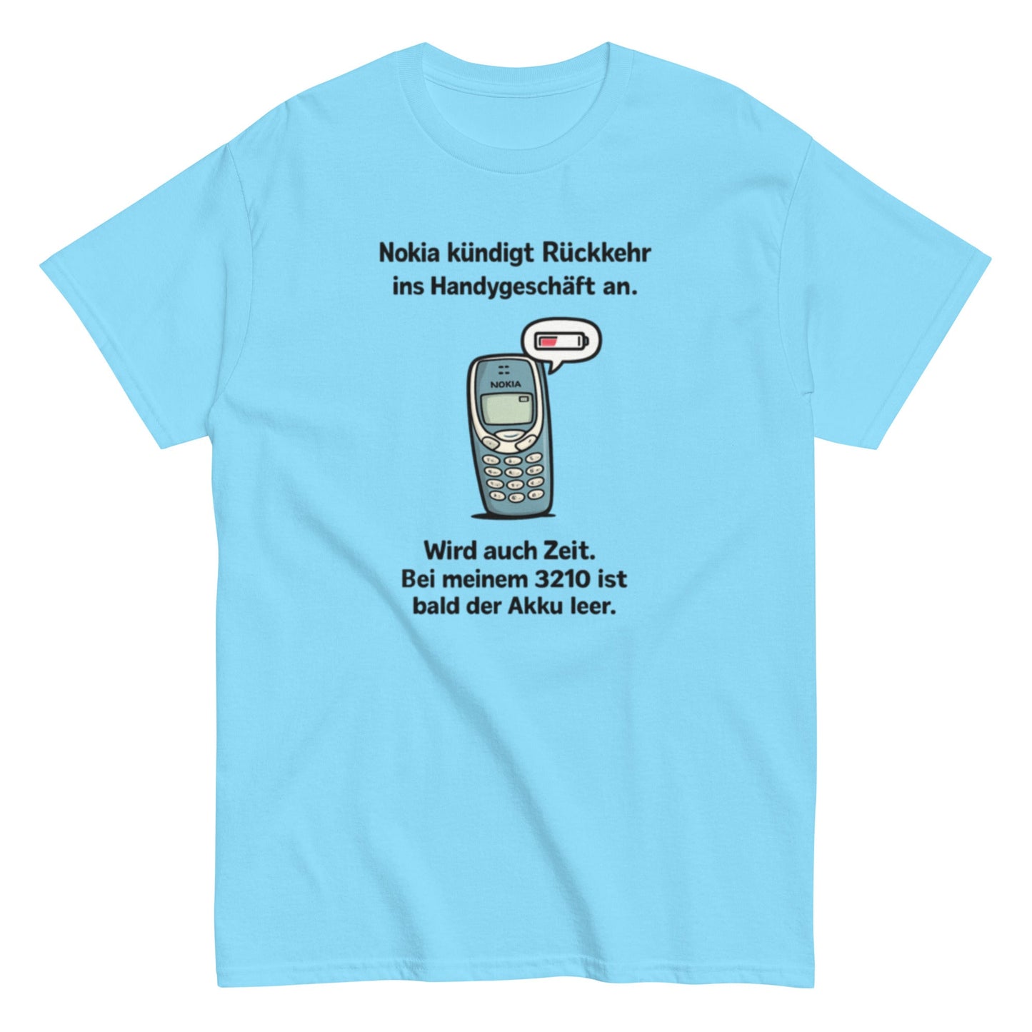 NOKIA RÜCKKEHR AKKU ALLE - Lustiges Herren T-Shirt - SprücheKüche - Druckfrisch & frech
