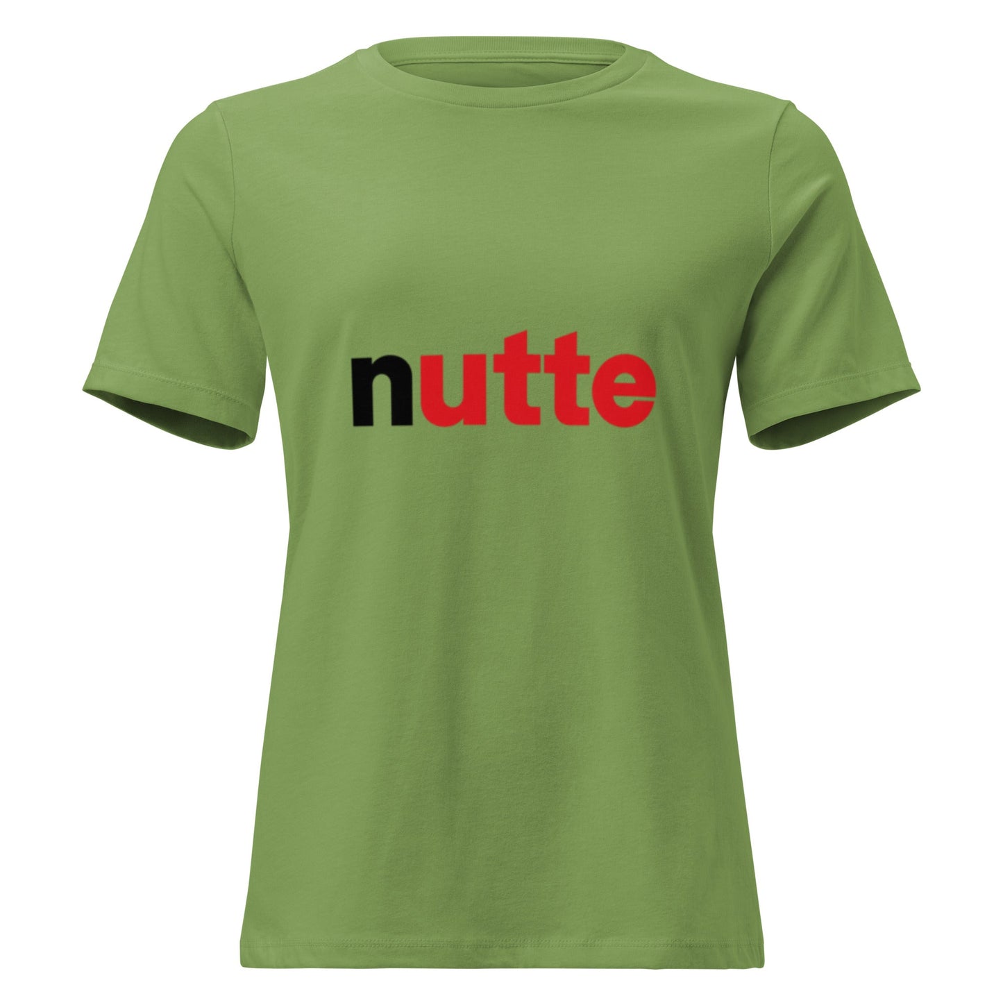 NUTTE Humorvoll - Lustiges Frauen T-Shirt - SprücheKüche - Druckfrisch & frech