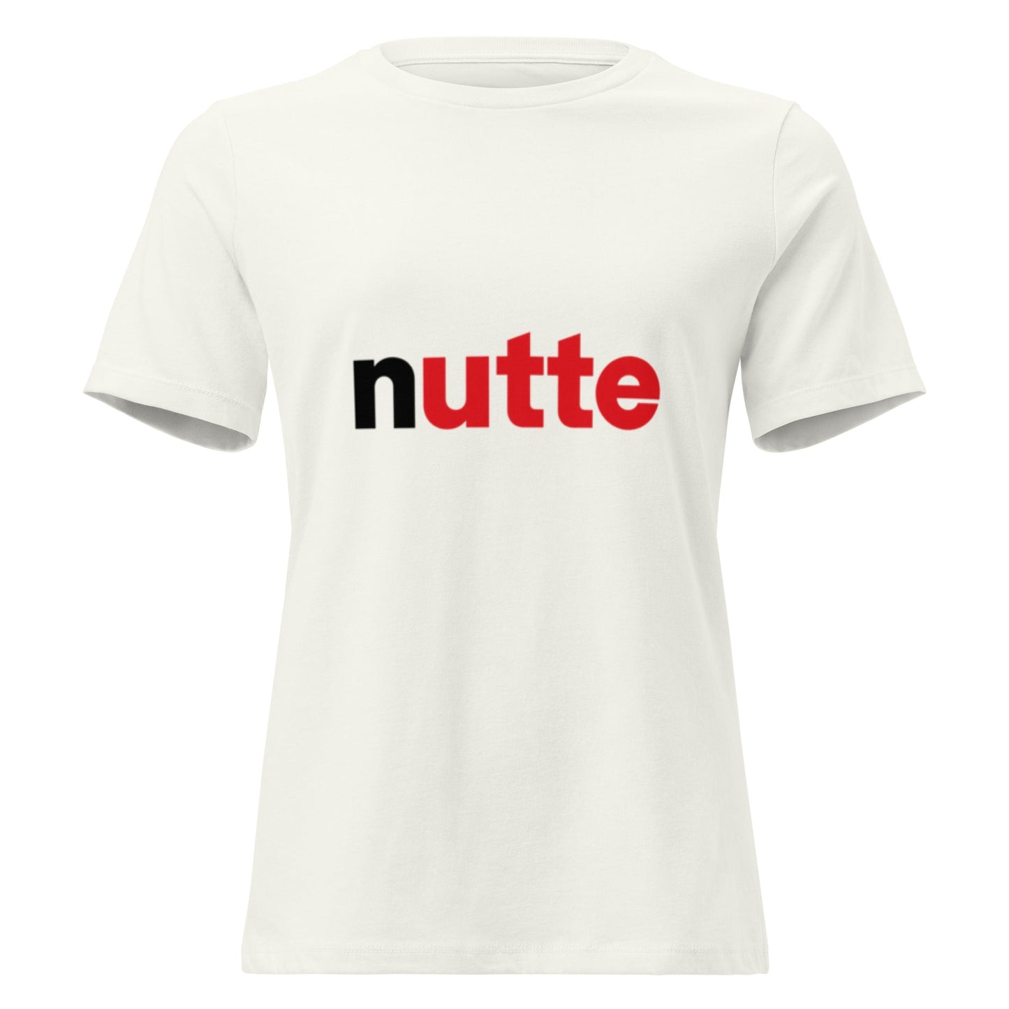 NUTTE Humorvoll - Lustiges Frauen T-Shirt - SprücheKüche - Druckfrisch & frech