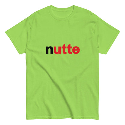 NUTTE Humorvoll - Lustiges Herren T-Shirt - SprücheKüche - Druckfrisch & frech