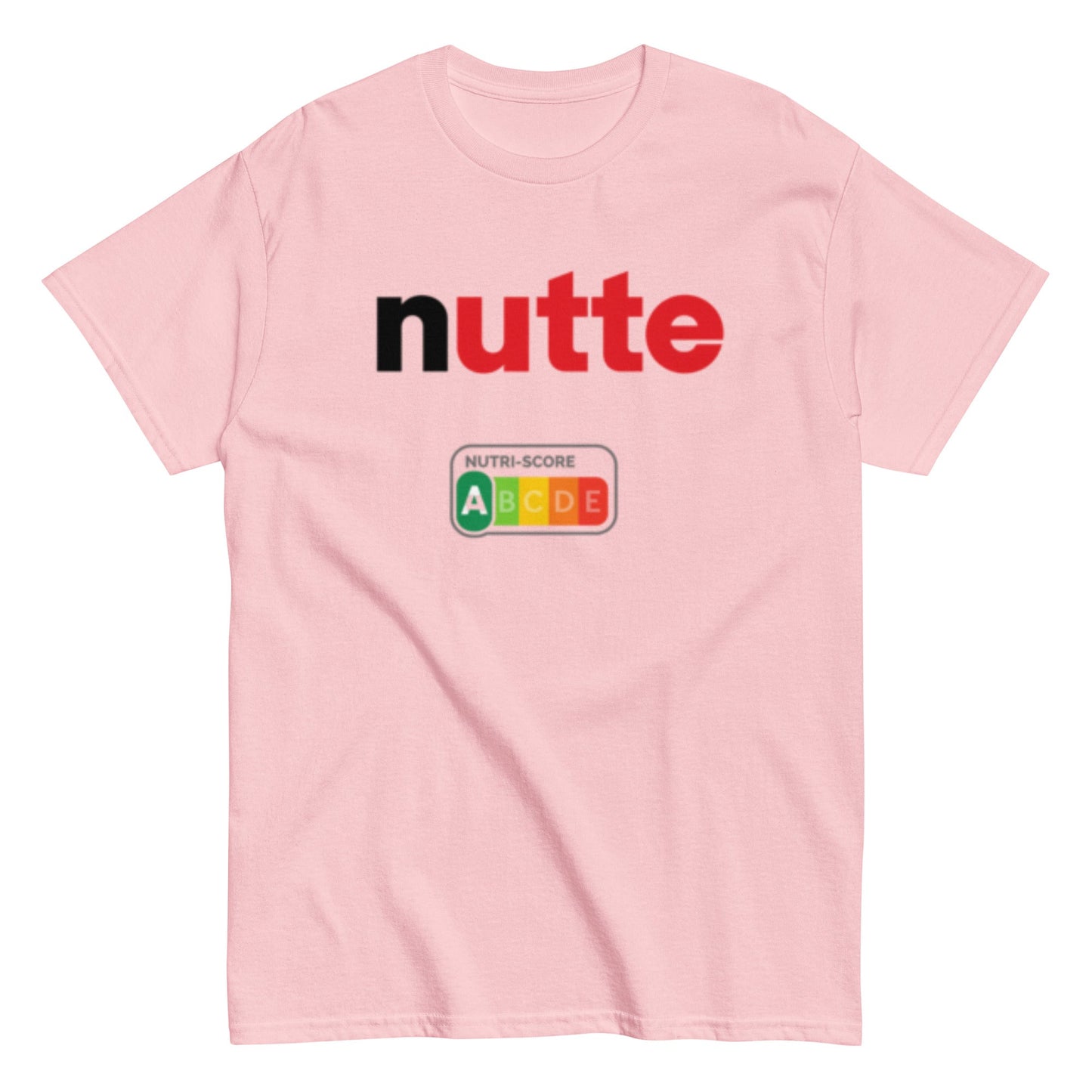 Nutte – Statement Shirt mit Nutri - Score A | Lustiges Wortspiel T-Shirt | Provokanter Funshirt Style , Herren, Frauen, Unisex T-Shirt - SprücheKüche - Druckfrisch & frech