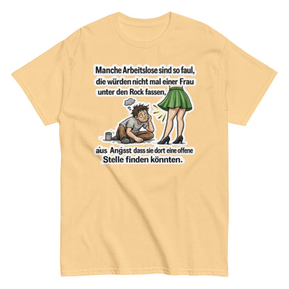 OFFENE STELLEN ARBEITSLOS - Lustiges Herren T-Shirt - SprücheKüche - Druckfrisch & frech