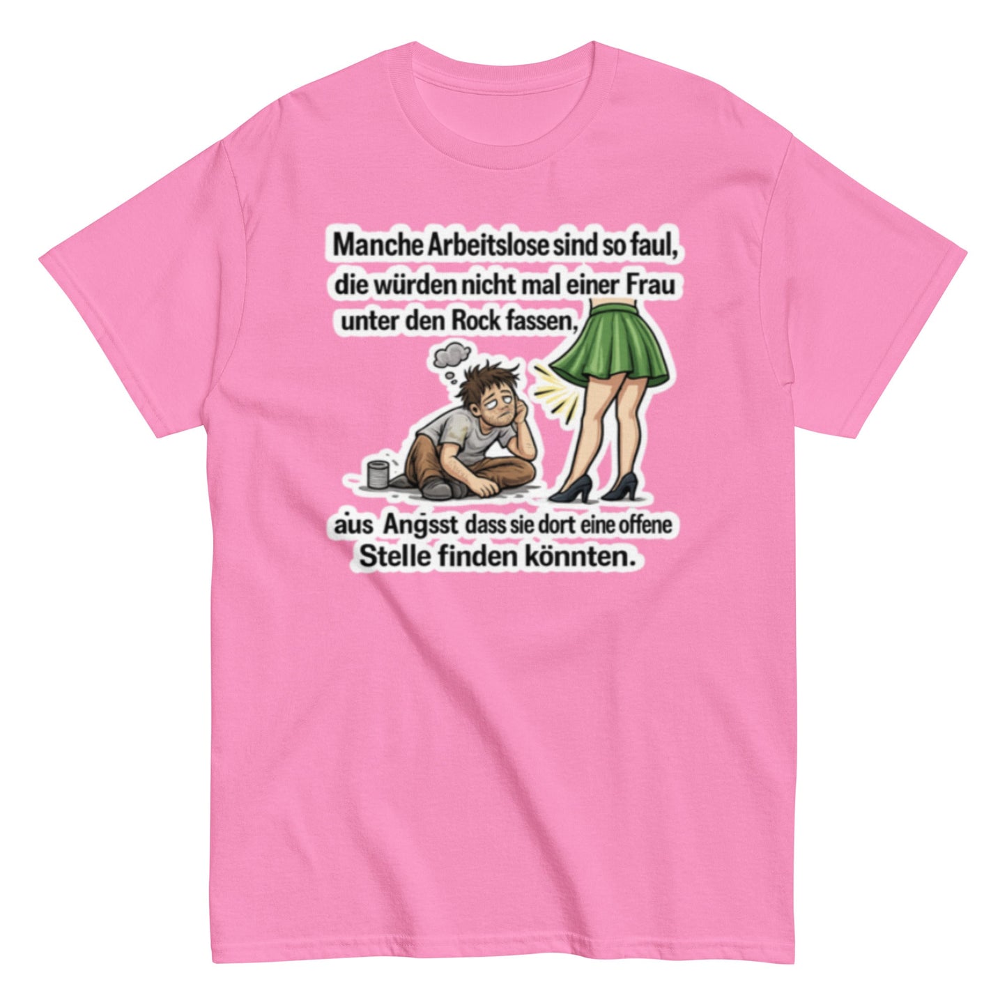 OFFENE STELLEN ARBEITSLOS - Lustiges Herren T-Shirt - SprücheKüche - Druckfrisch & frech