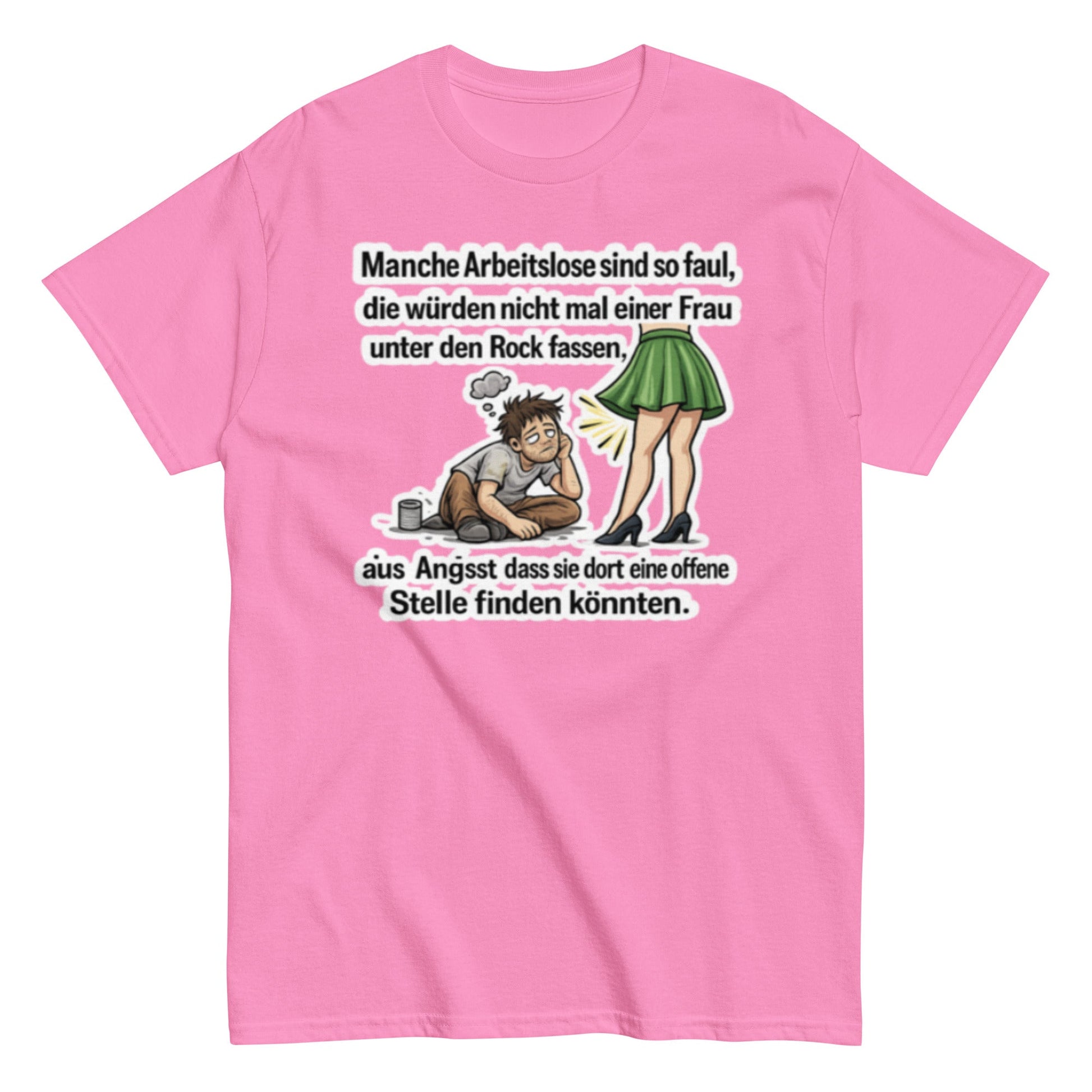 OFFENE STELLEN ARBEITSLOS - Lustiges Herren T-Shirt - SprücheKüche - Druckfrisch & frech