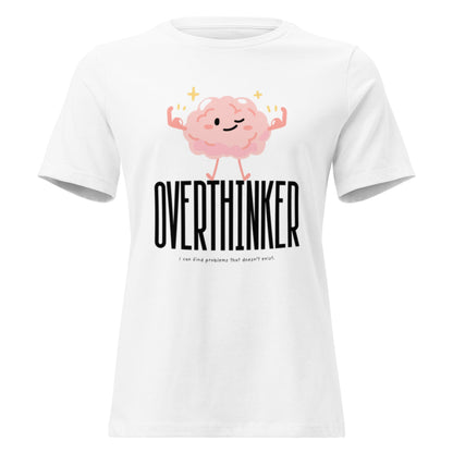 OVERTHINKER - Lustiges Frauen T-Shirt - SprücheKüche - Druckfrisch & frech