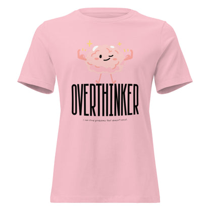 OVERTHINKER - Lustiges Frauen T-Shirt - SprücheKüche - Druckfrisch & frech