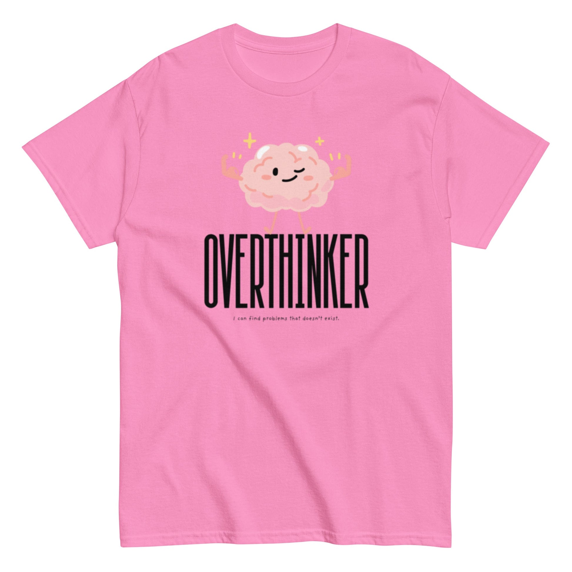 Overthinker T-Shirt – Lustiges Brain - Motiv für alle, die zu viel nachdenken - Lustiges T-Shirt, Humorvoll, Herren, Frauen, Unisex T-Shirt - SprücheKüche - Druckfrisch & frech