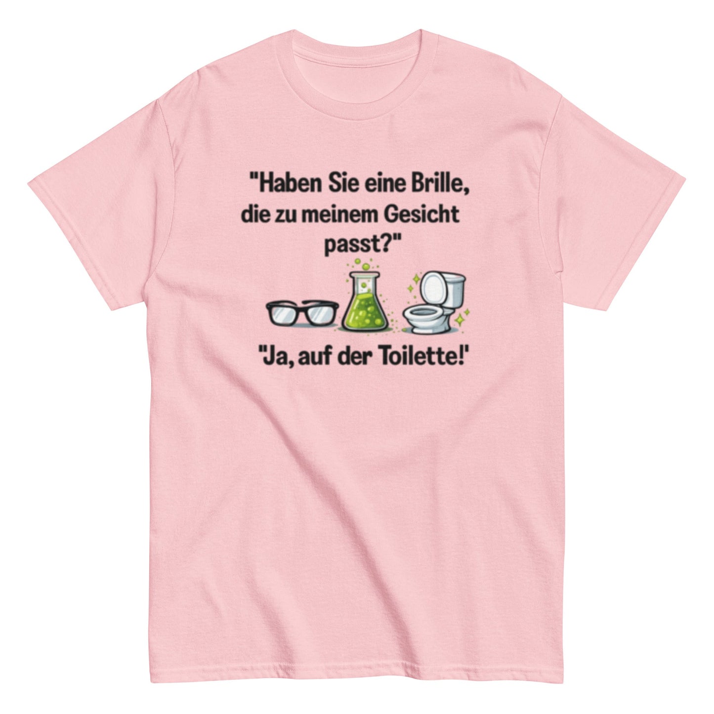 PASSENDE BRILLE? JA TOILETTE - Lustiges Herren T-Shirt - SprücheKüche - Druckfrisch & frech