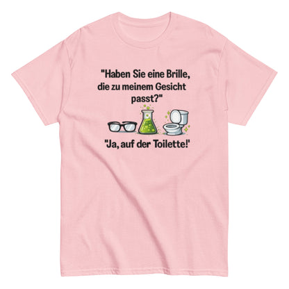 PASSENDE BRILLE? JA TOILETTE - Lustiges Herren T-Shirt - SprücheKüche - Druckfrisch & frech