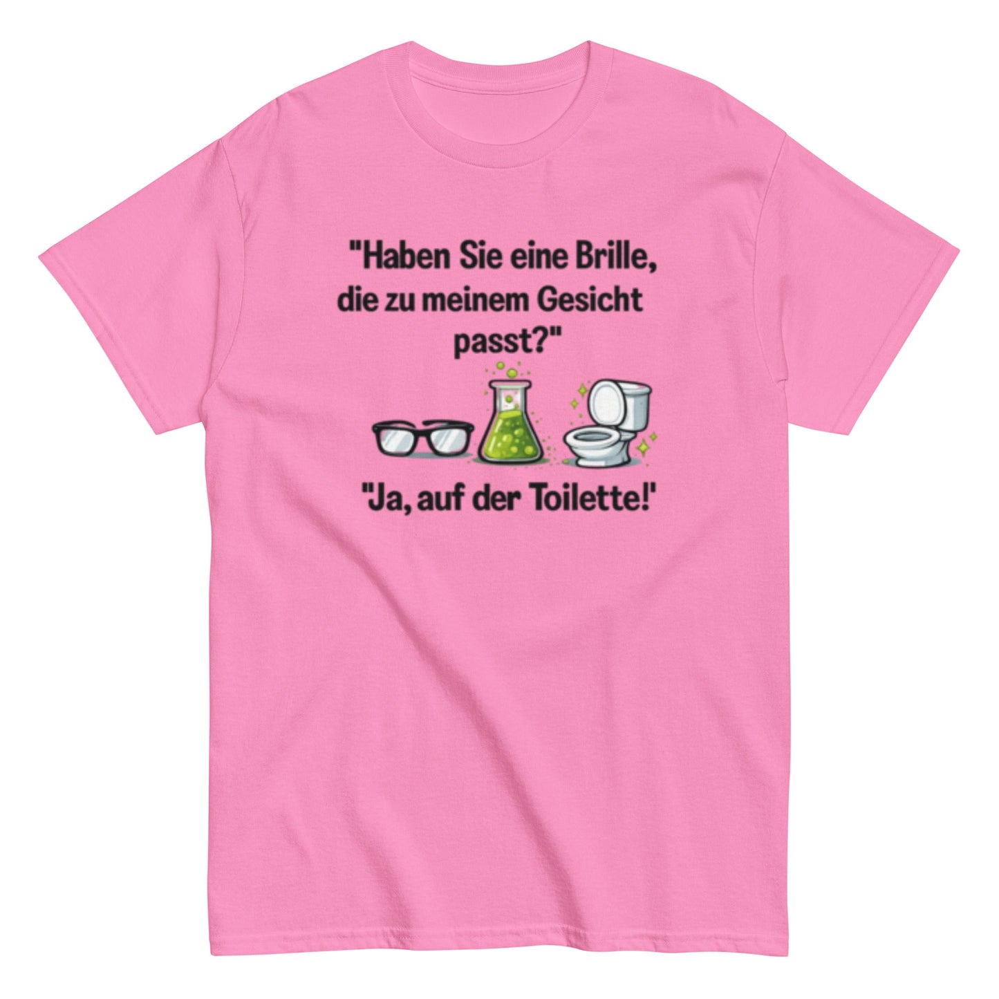 PASSENDE BRILLE? JA TOILETTE - Lustiges Herren T-Shirt - SprücheKüche - Druckfrisch & frech