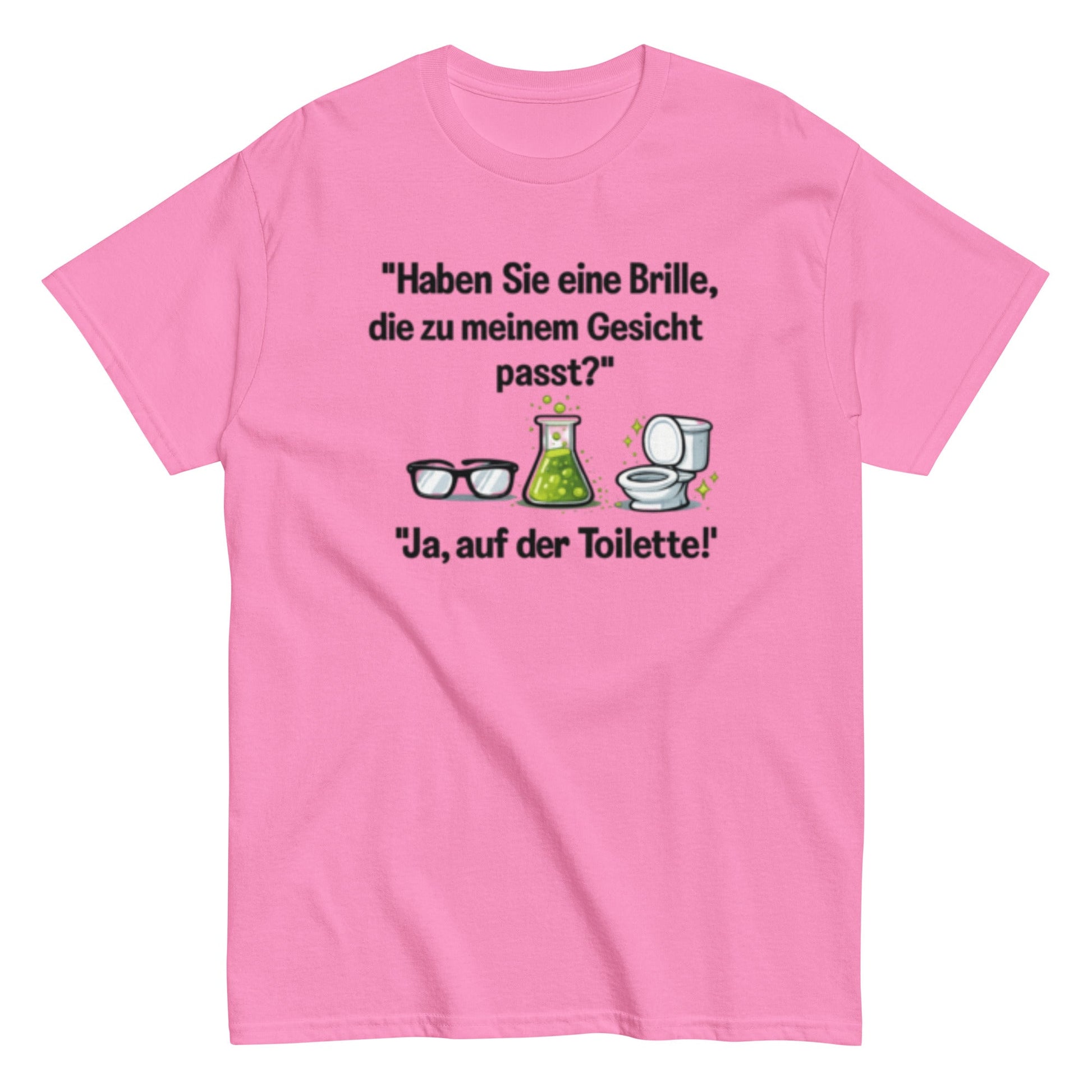 PASSENDE BRILLE? JA TOILETTE - Lustiges Herren T-Shirt - SprücheKüche - Druckfrisch & frech