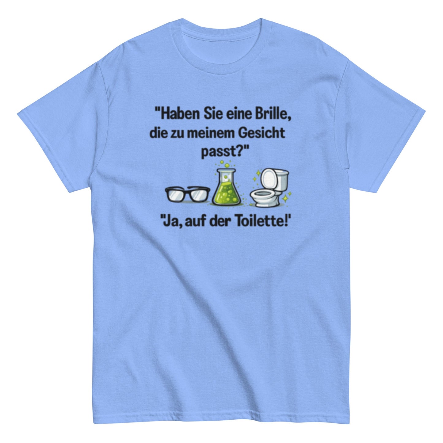 PASSENDE BRILLE? JA TOILETTE - Lustiges Herren T-Shirt - SprücheKüche - Druckfrisch & frech