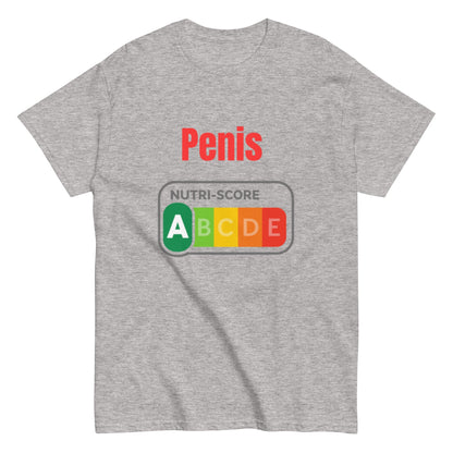 Penis Nutri - Score A - Lustiges Unisex T-Shirt