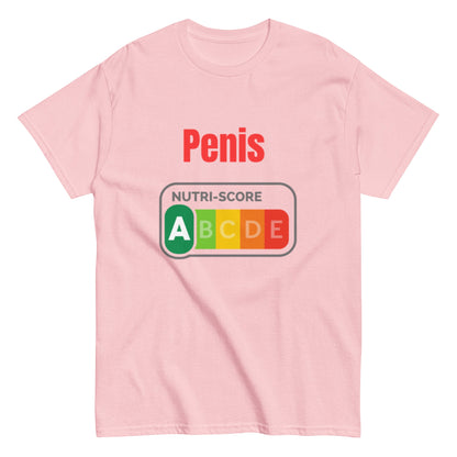 Penis Nutri - Score A - Lustiges Unisex T-Shirt