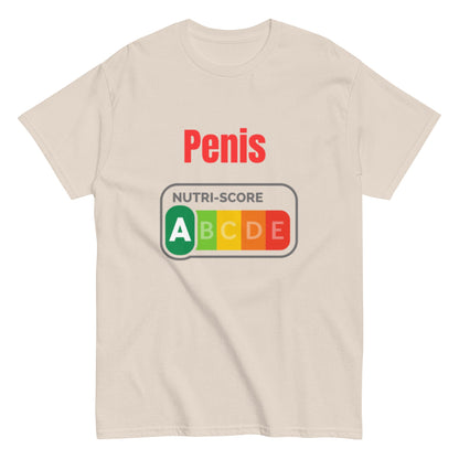 Penis Nutri - Score A - Lustiges Unisex T-Shirt