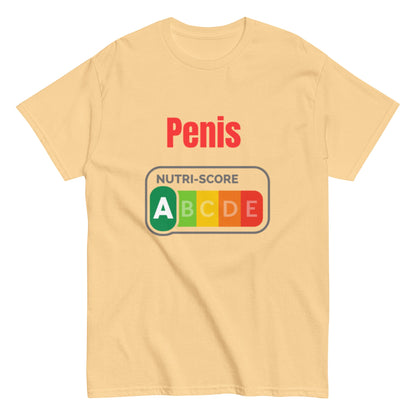 Penis Nutri - Score A - Lustiges Unisex T-Shirt
