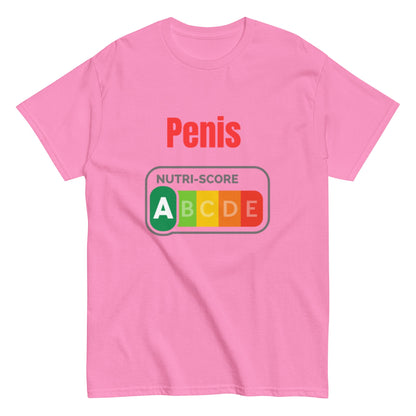 Penis Nutri - Score A - Lustiges Unisex T-Shirt