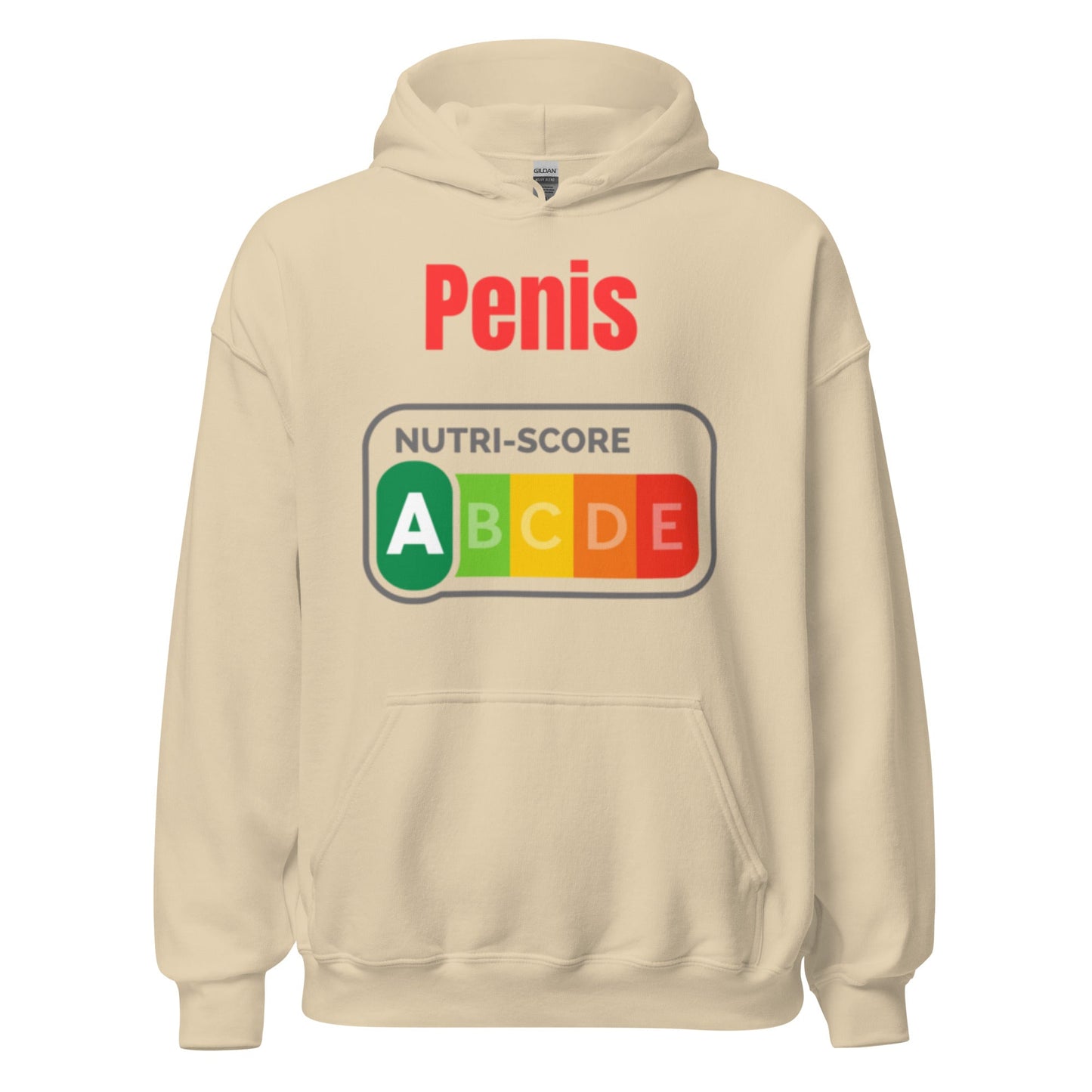 Penis Nutriscore A - Lustiger Unisex - Hoodie