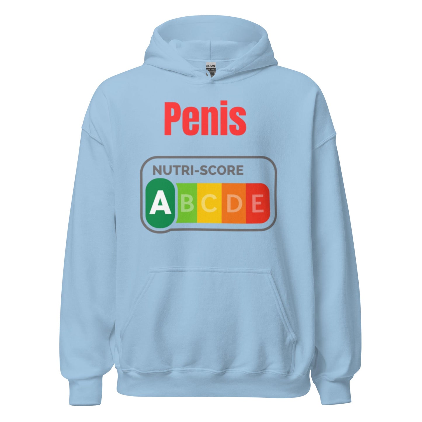 Penis Nutriscore A - Lustiger Unisex - Hoodie