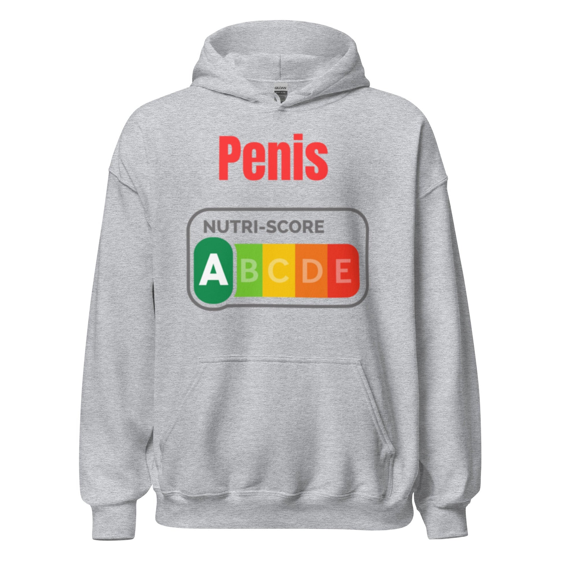 Penis Nutriscore A - Lustiger Unisex - Hoodie