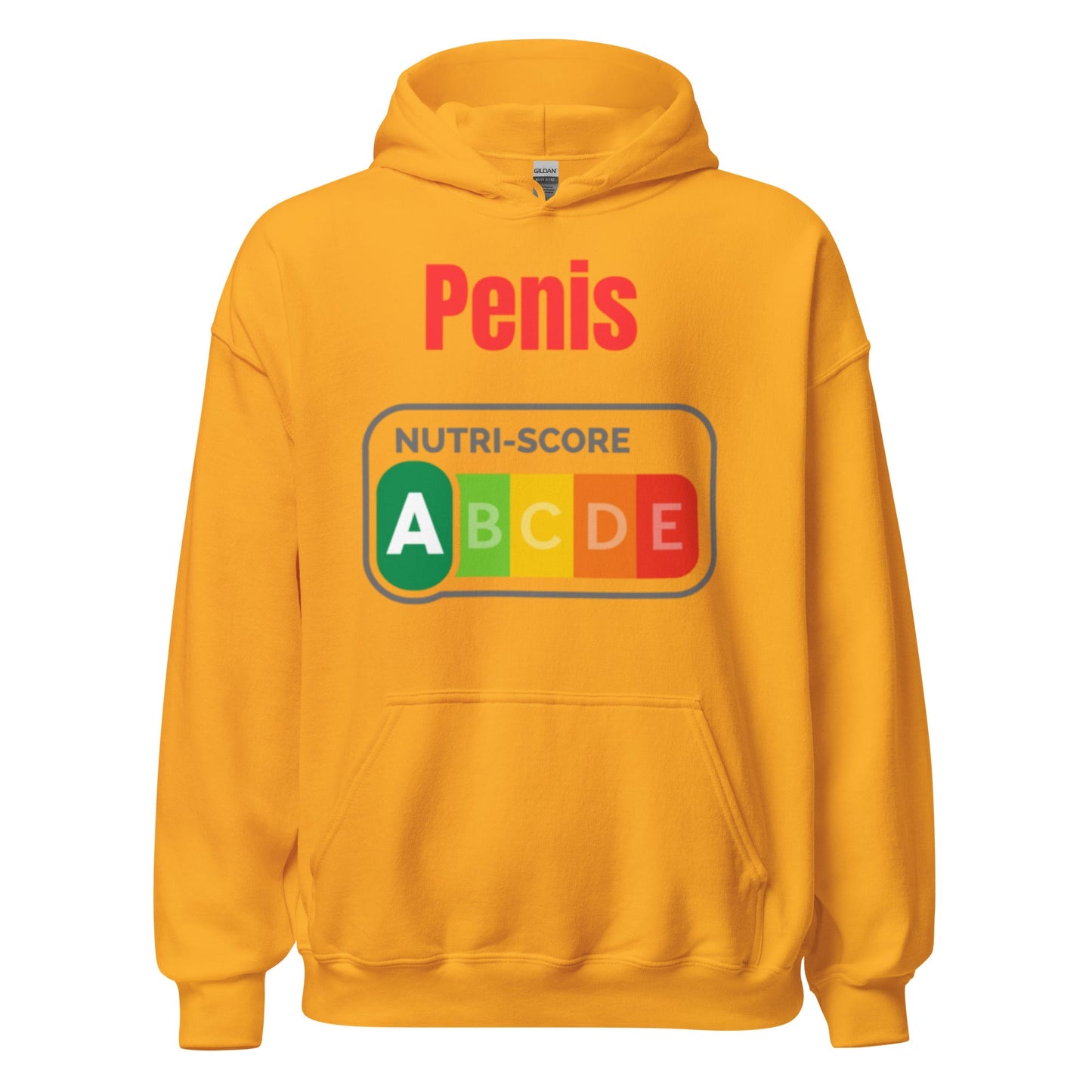 Penis Nutriscore A - Lustiger Unisex - Hoodie