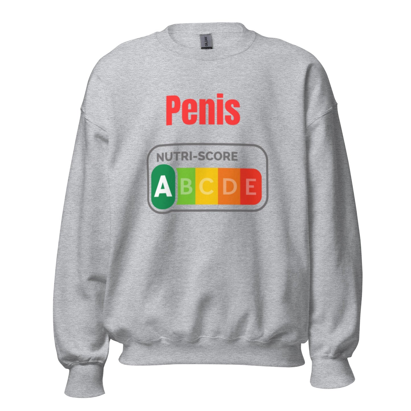 Penis Nutriscore A - Lustiger Unisex - Sweatshirt