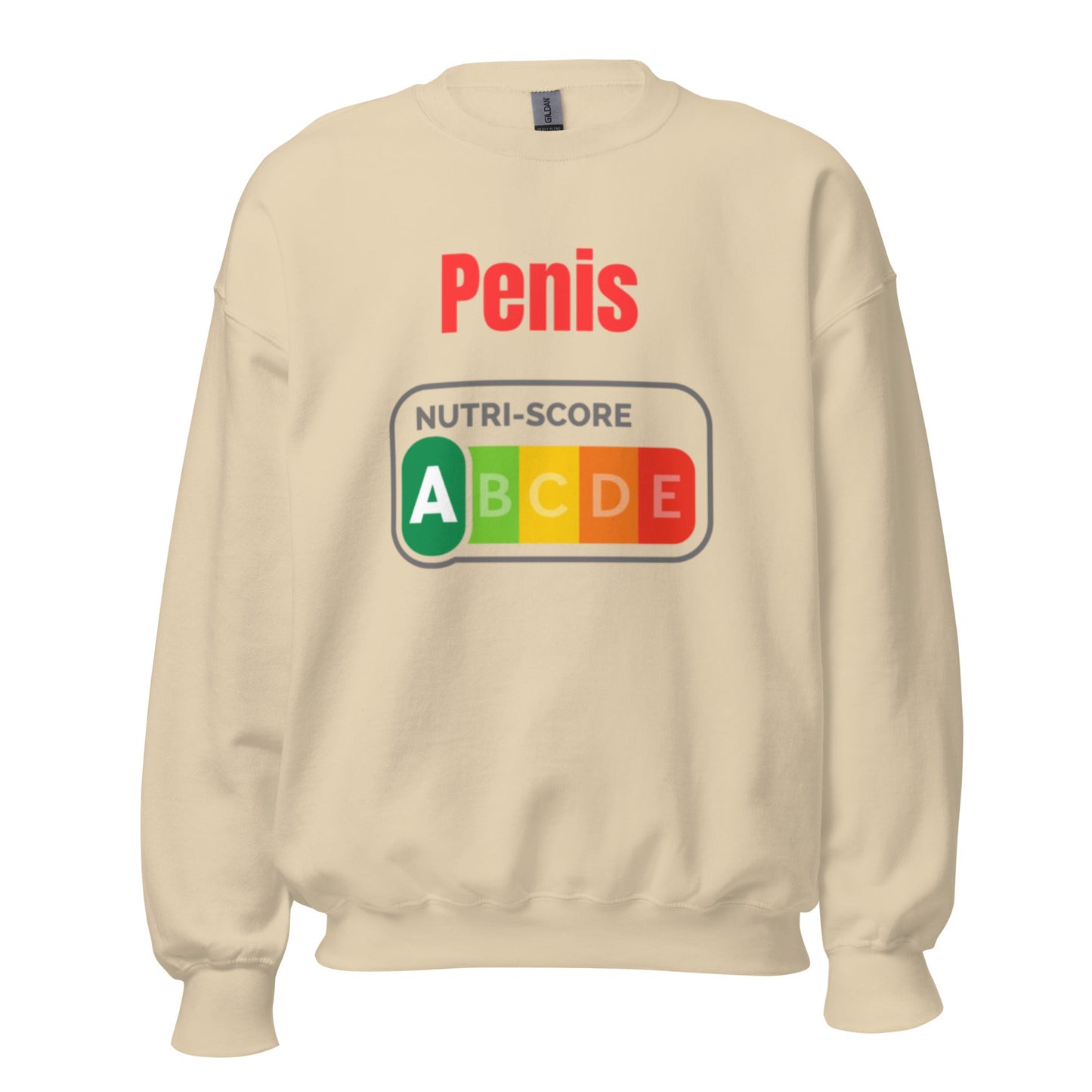Penis Nutriscore A - Lustiger Unisex - Sweatshirt