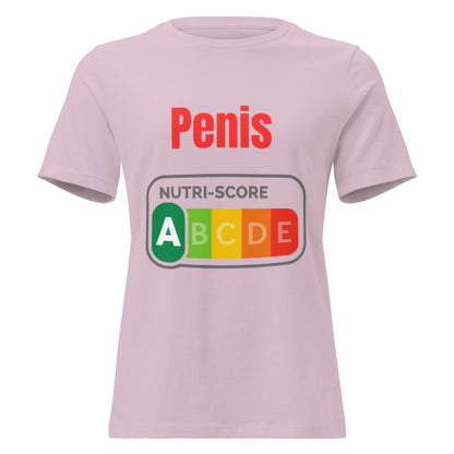 Penis Nutriscore A - Lustiges Damen T-Shirt