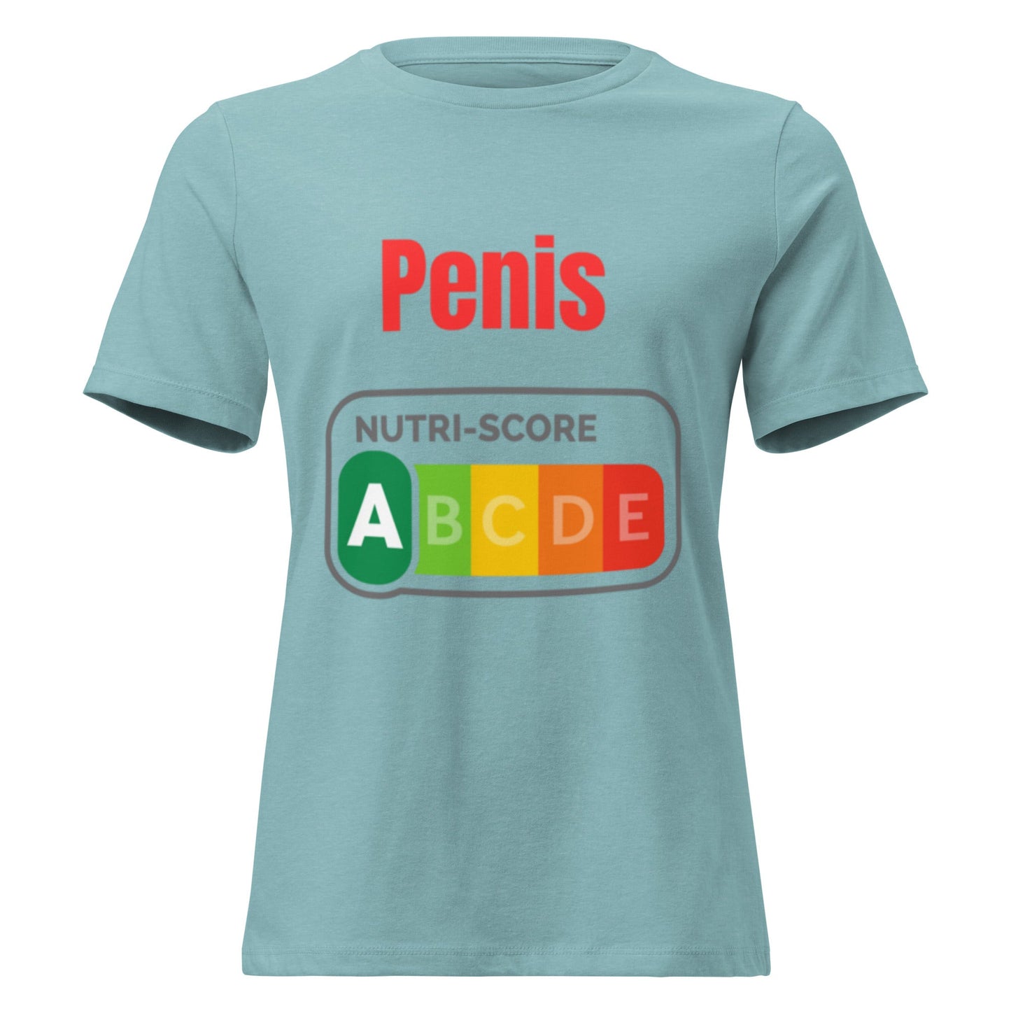 Penis Nutriscore A - Lustiges Damen T-Shirt