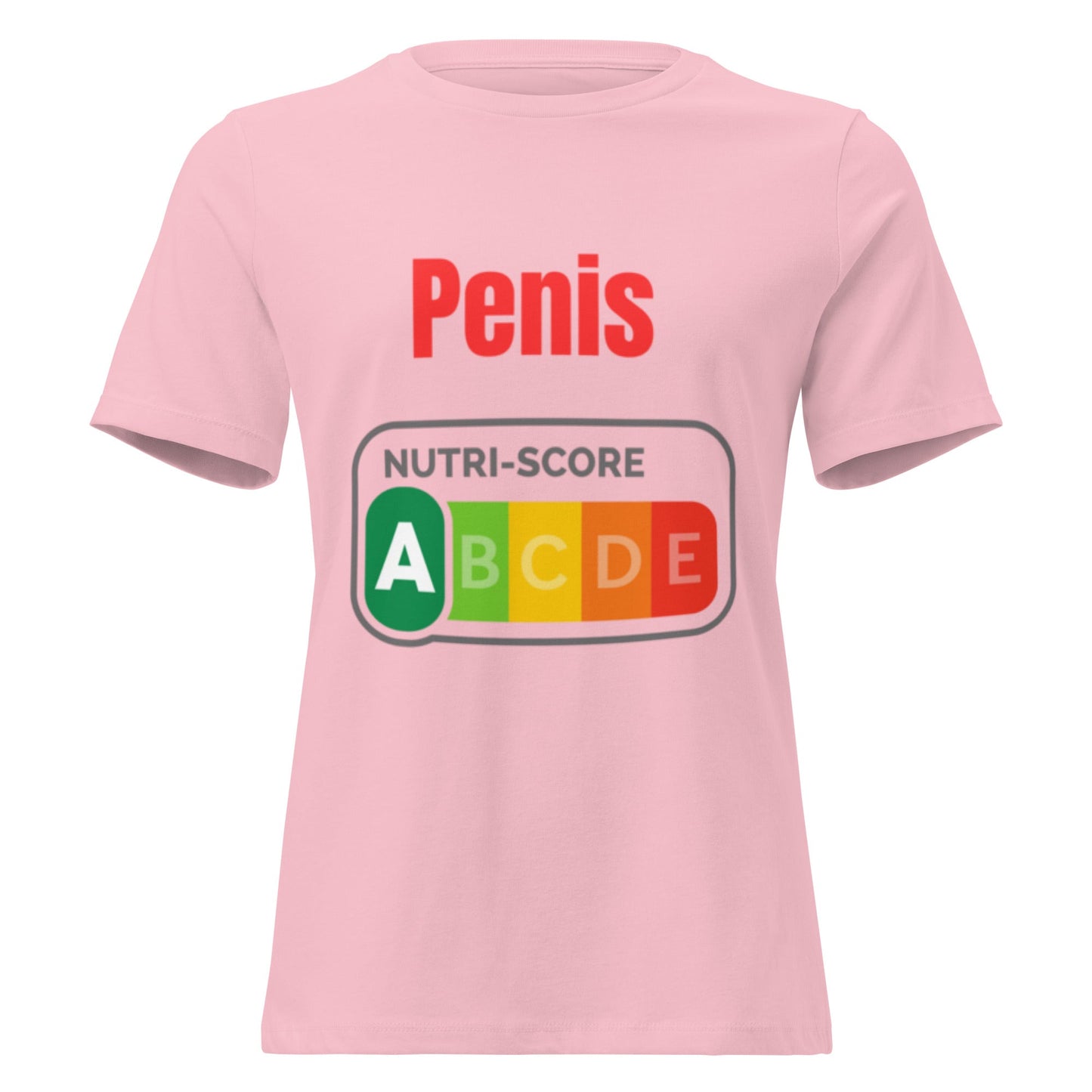 Penis Nutriscore A - Lustiges Damen T-Shirt