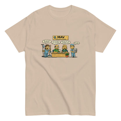 PFLEGE MAV HUMORVOLL - Lustiges Herren T-Shirt - SprücheKüche - Druckfrisch & frech