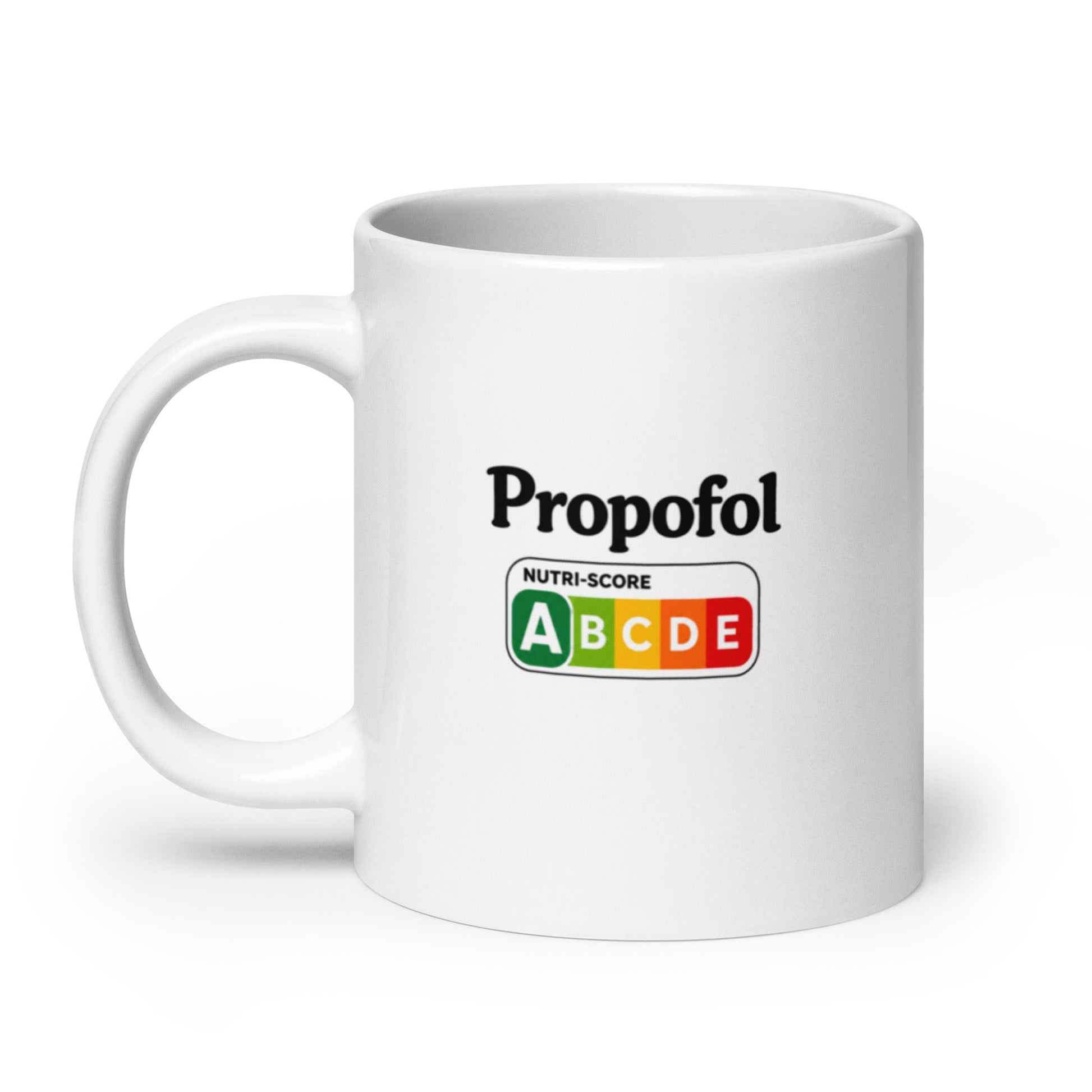 Propofol Nutriscore A Pflegehumor - Heißer Kaffee während der Schicht mal anders - SprücheKüche - Druckfrisch & frech