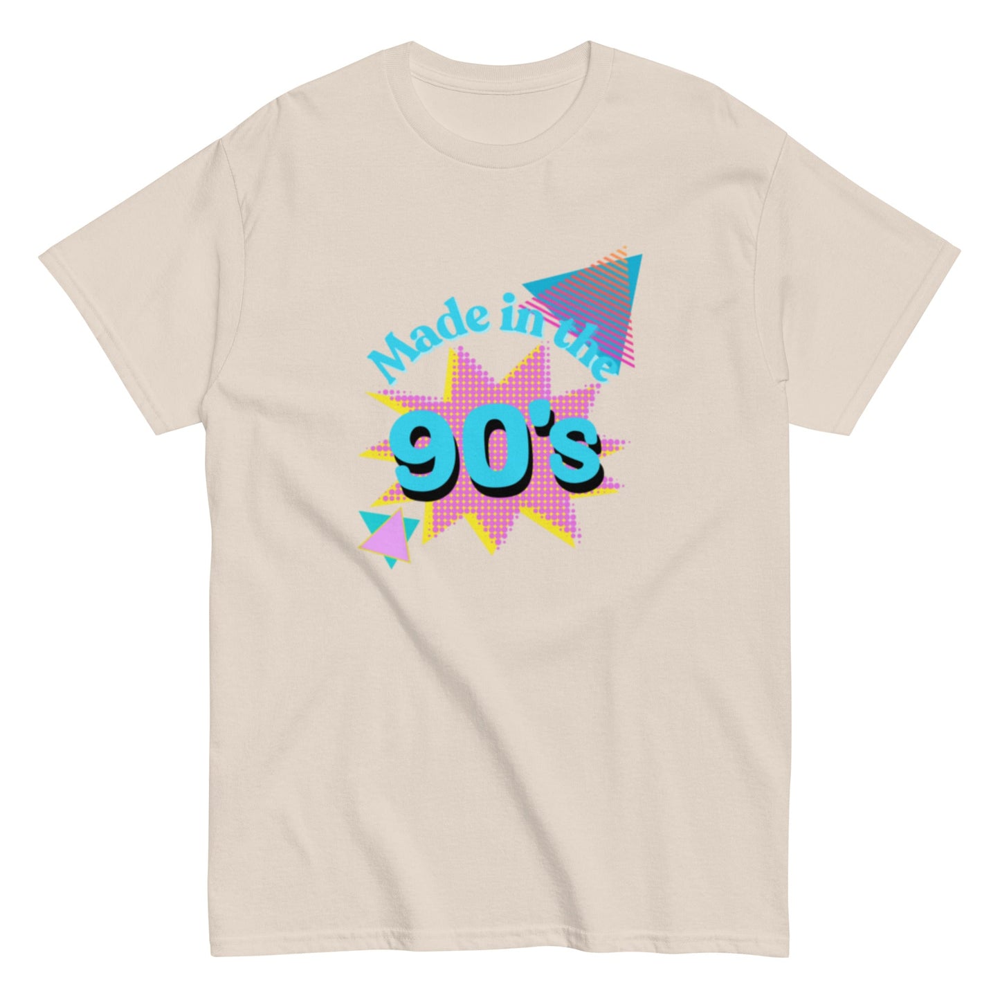 Retro 90s T-Shirt Design – „Made in the 90’s“, Retro - Shirt, Herren, Frauen, Unisex T-Shirt - SprücheKüche - Druckfrisch & frech