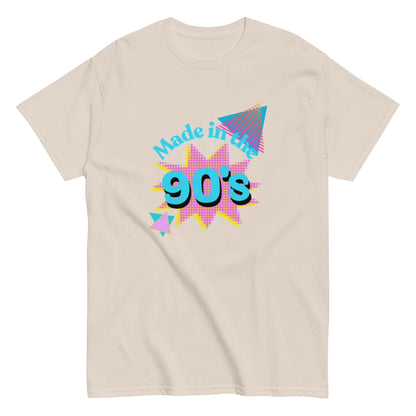 Retro 90s T-Shirt Design – „Made in the 90’s“, Retro - Shirt, Herren, Frauen, Unisex T-Shirt - SprücheKüche - Druckfrisch & frech