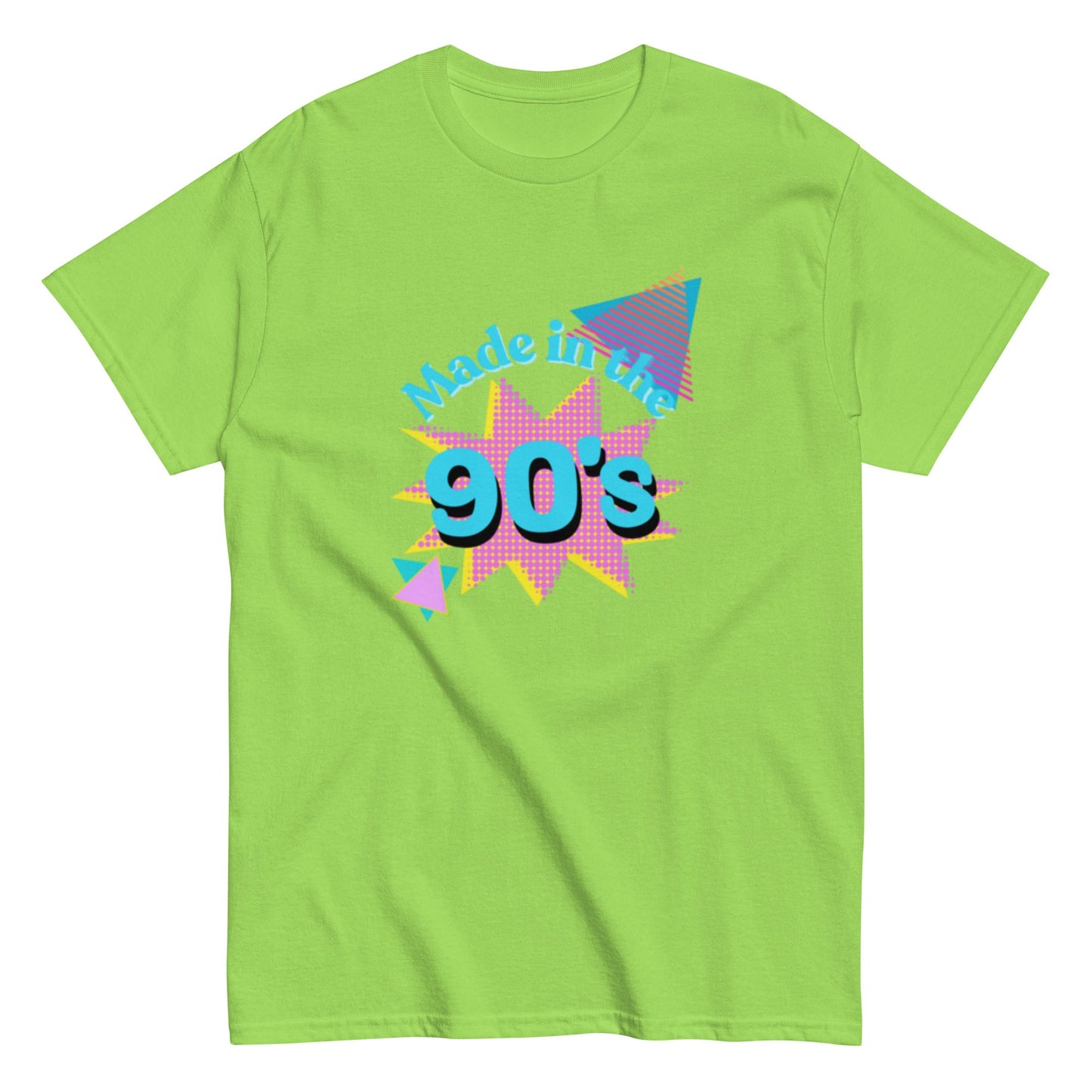 Retro 90s T-Shirt Design – „Made in the 90’s“, Retro - Shirt, Herren, Frauen, Unisex T-Shirt - SprücheKüche - Druckfrisch & frech
